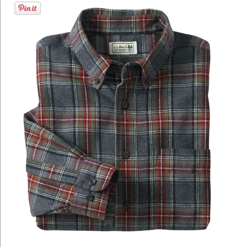 L.L. Bean Scotch Plaid Flannel
